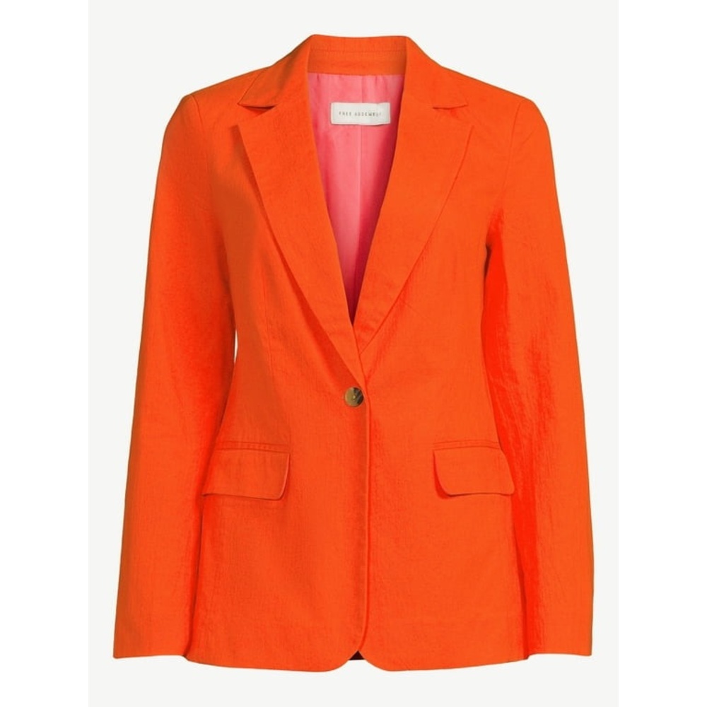 Free Assembly Orange Blazer